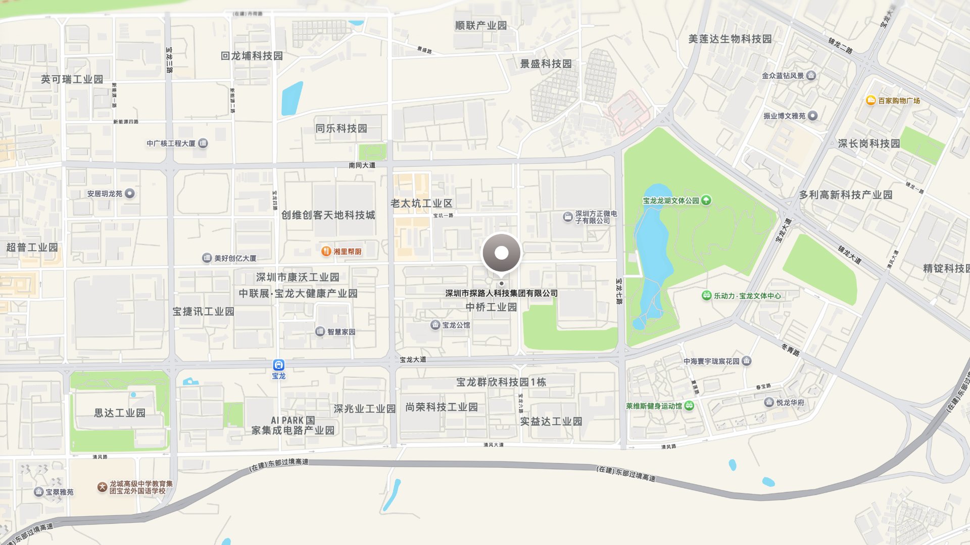 公司位置地图